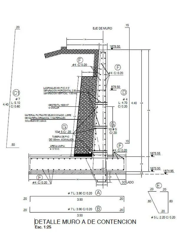 retaining